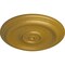 Ekena Millwork Traditional Ceiling Medallion (Fits Canopies up to 2 3/4"), Hand-Painted Pharaohs Gold, 12"OD x 1"P CM12TRPGS - alternate 4